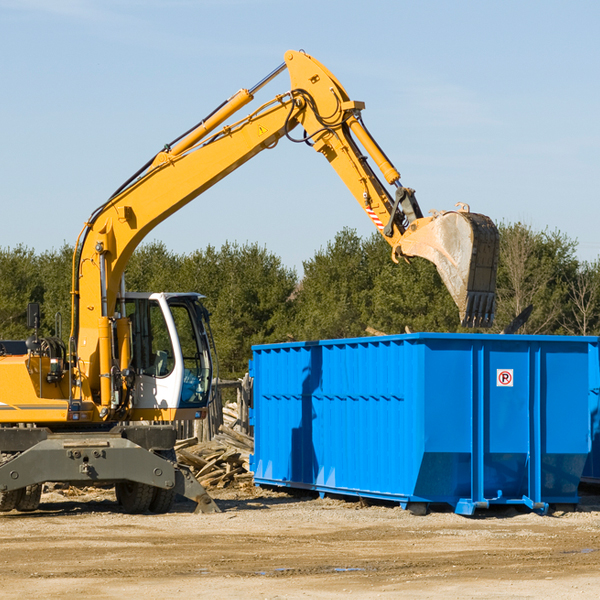 are there any restrictions on where a residential dumpster can be placed in McNab Arkansas